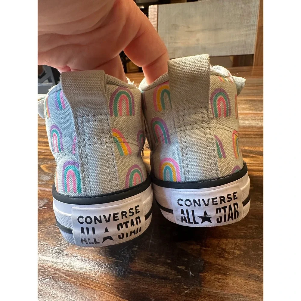 Converse Chuck Taylor All Star Pastel Rainbow High Top Sneakers A04775F Youth 1